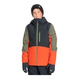 Quiksilver Boys' Ambition Winter Jacket, Kids', Ski, Insulated, Waterproof, Hooded Front_Flat