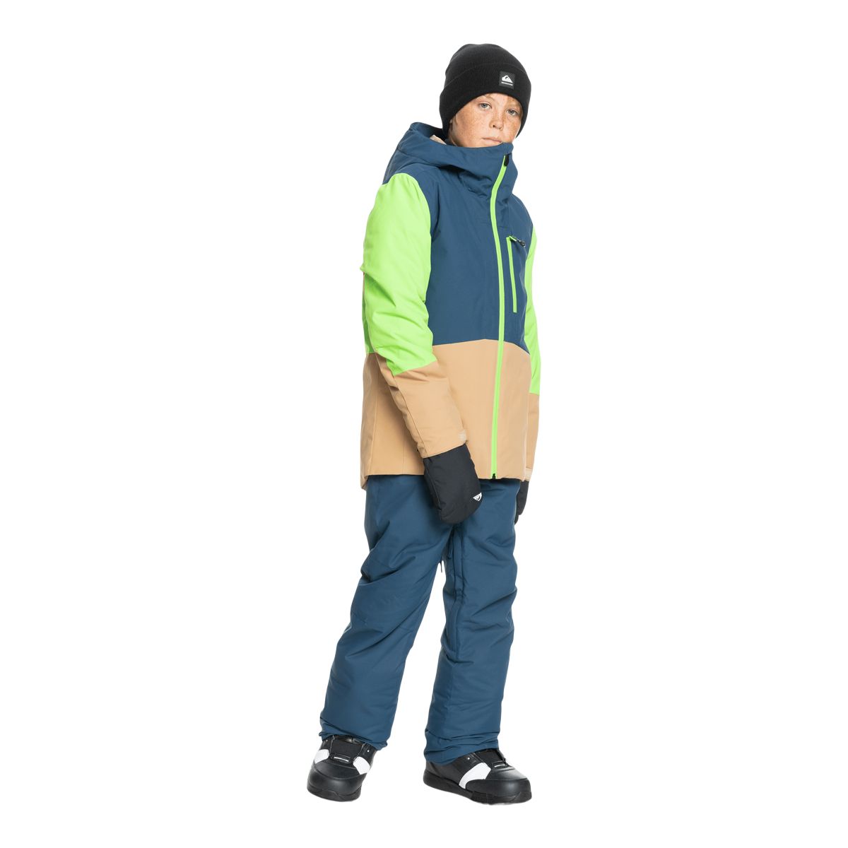 Quiksilver Kids' Estate Snow Pants, Boys', Winter, Ski, Waterproof, Insulated