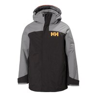 Helly Hansen Boys' Level Winter Jacket, Kids', Ski, Insulated, Waterproof, Hooded Front_Flat