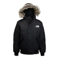The North Face Boys' Gotham Winter Jacket, Kids', Insulated, Down, Waterproof, Hooded Front_Flat