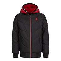 Jordan Boys' Bomber Winter Jacket, Kids', Down, Microfleece, Waterproof, Hooded Front_Flat