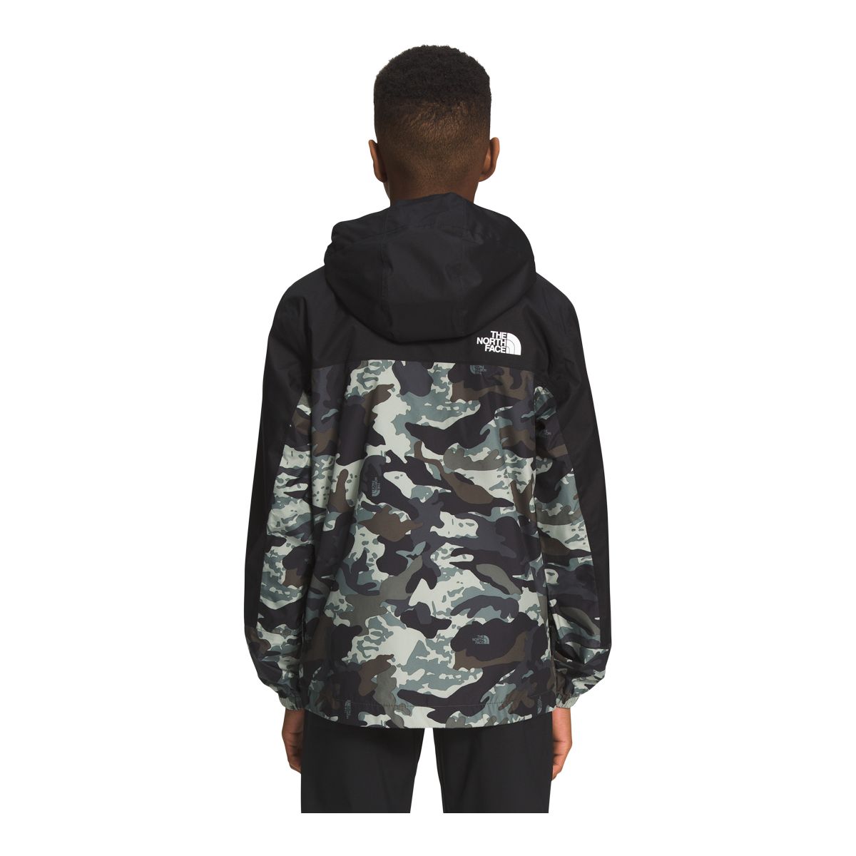 The North Face Boys' Printed Antora Rain Shell Jacket