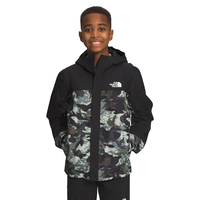 The North Face Boys' Printed Antora Rain Shell Jacket Front_Flat