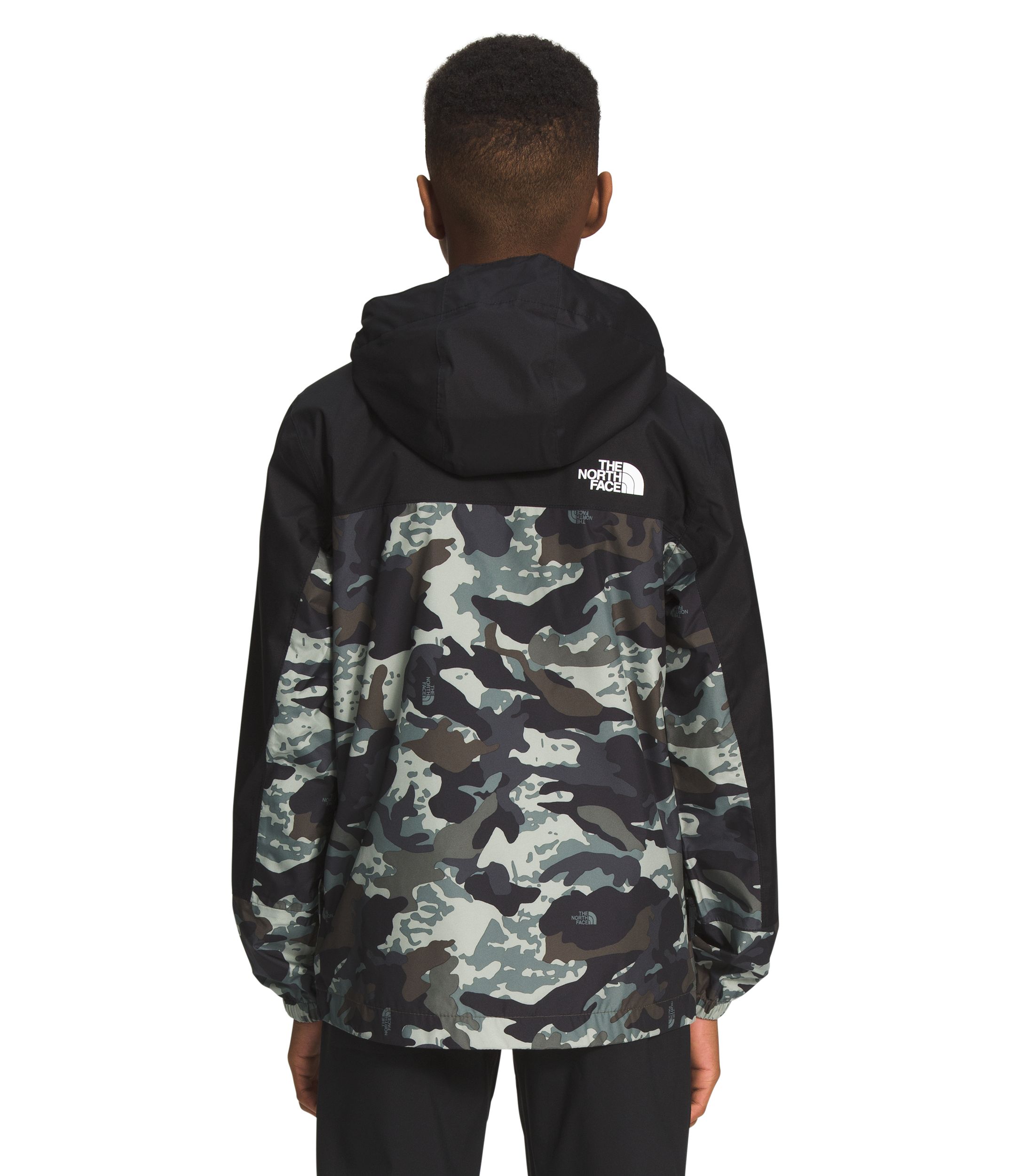 The North Face Boys' Printed Antora Rain Shell Jacket
