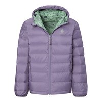 Woods Girls' Bennington Winter Jacket, Kids', Down, Puffer, Insulated, Water Repellent, Hooded Front_Flat