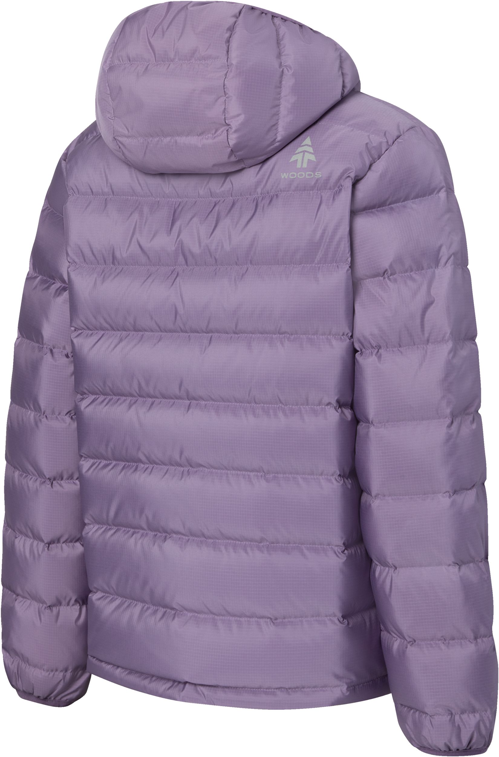 Woods Girls' Bennington Winter Jacket, Kids', Down, Puffer, Insulated, Water Repellent, Hooded