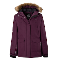 Ripzone Girls' Saba Winter Jacket, Kids', Ski, Insulated, Hooded, Packable Front_Flat