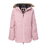 Ripzone Girls' Mars 2.0 Winter Jacket, Kids', Insulated, Hooded, Packable Front_Flat