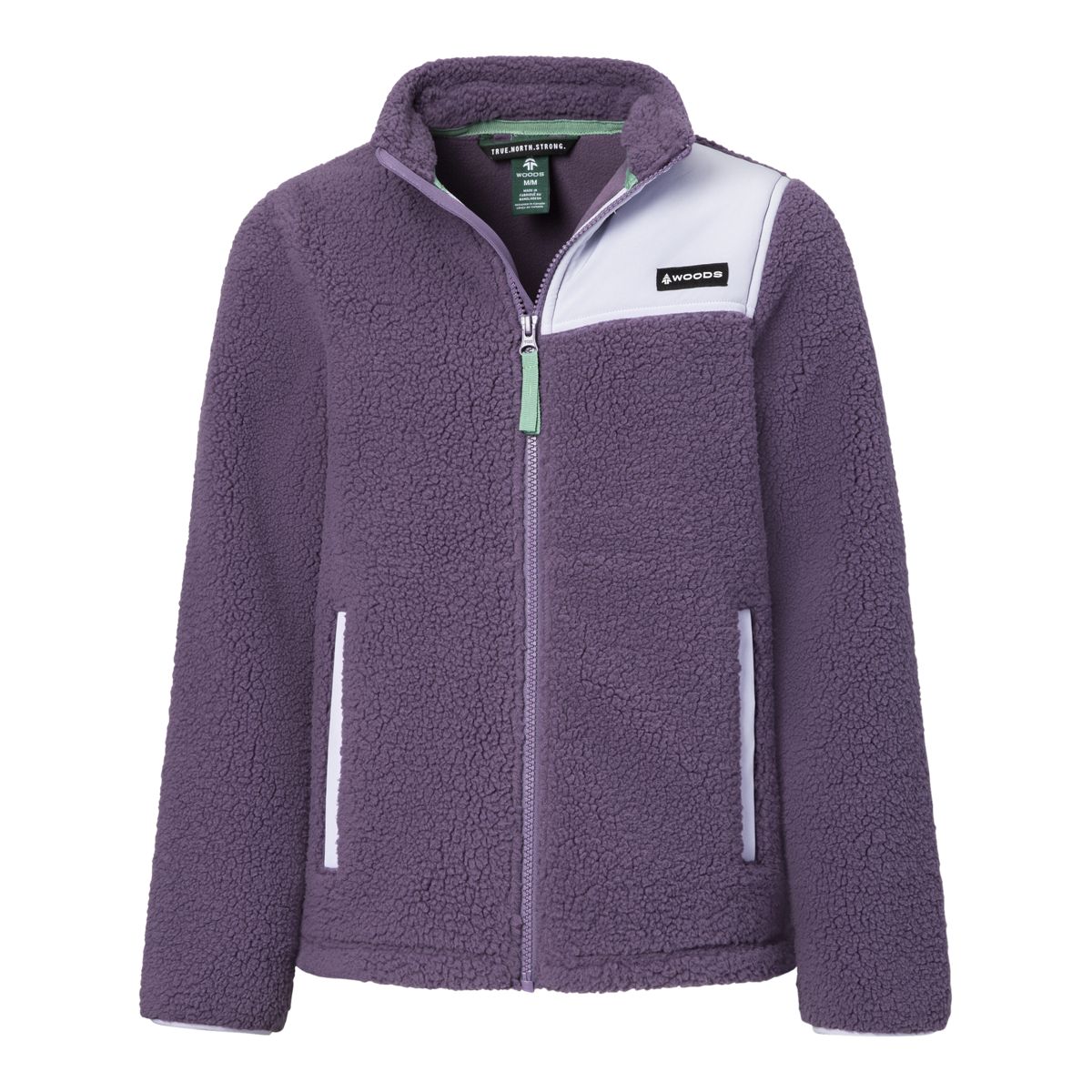 Woods Girls' Heritage Erris Sherpa Jacket