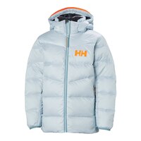 Helly Hansen Girls' Isfjord Winter Jacket, Kids', Down Mix, Insulated, Water-Repellent, Hooded Front_Flat