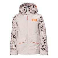 Helly Hansen Girls' Snowangel Winter Jacket, Kids', Ski, Insulated, Waterproof, Hooded Front_Flat