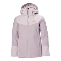 Helly Hansen Girls' Divine Winter Jacket, Kids', Ski, Insulated, Waterproof, Hooded Front_Flat