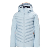 Helly Hansen Girls' Serene Winter Jacket, Kids', Ski, Insulated, Water-Repellent, Hooded Front_Flat