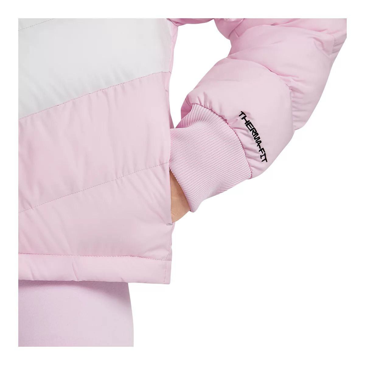 Nike Girls' Sportswear Winter Jacket, Kids', Insulated, Hooded, Packable