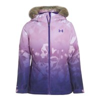 Under Armour Girls' Laila Winter Winter Jacket, Kids', Insulated, Waterproof, Hooded Front_Flat