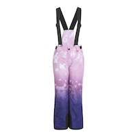 Under Armour Kids' Swiftbrook Print Snow Pants, Girls', Winter, Ski, Waterproof, Insulated Front_Flat