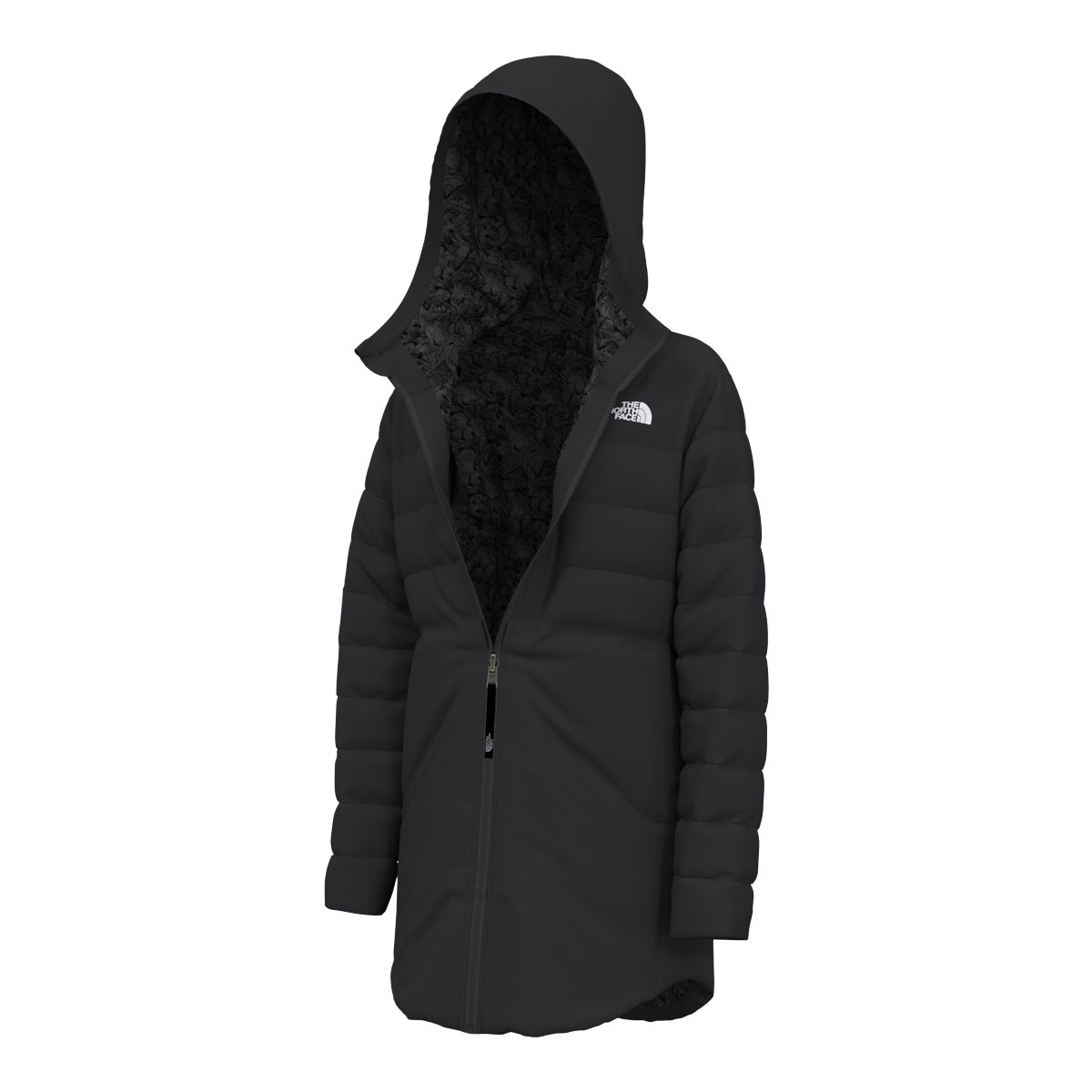 North face girls hot sale mossbud parka