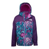 The North Face Girls' Snowquest Plus Winter Jacket, Kids', Insulated, Waterproof, Hooded Front_Flat