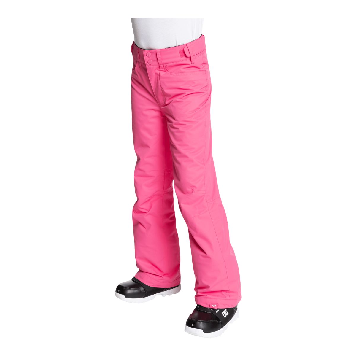 Roxy Kids' Backyard Snow Pants, Girls', Winter, Ski, Waterproof, Insulated