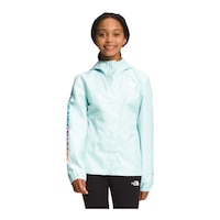 The North Face Girls' Antoria Rain Jacket Front_Flat
