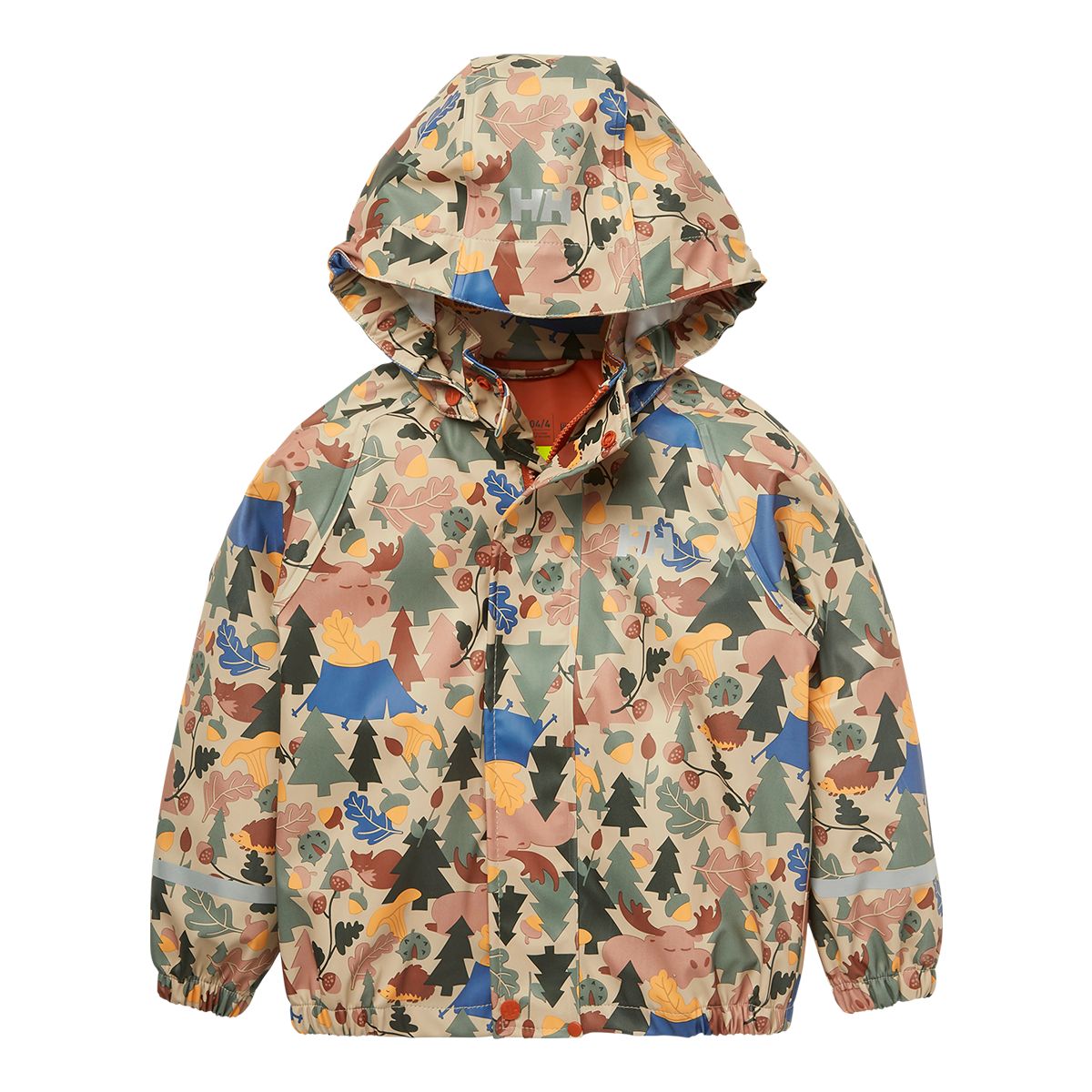 Helly Hansen Toddler Kids' 2-7 Bergen 2.0 All Over Print PU Rainset