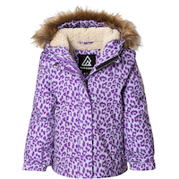 Ripzone Toddler Girls' Pecan Insulated Jacket Front_Flat