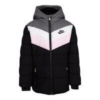 Nike Infant Girls' 2-4 Chevron Blocker Puffer Jacket Front_Flat