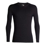 Icebreaker Men's 200 Oasis Crew Base Layer Top Front_Flat