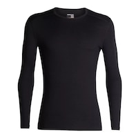 Icebreaker Men's 200 Oasis Crew Base Layer Top Front_Flat
