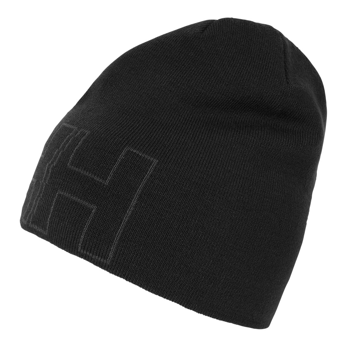 Helly Hansen Men's Outline Beanie - Black Front_Angled_Left