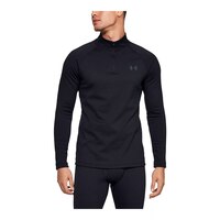Under Armour Men's Packaged Base 4.0 1/2 Zip - Black Front_Angled_Right