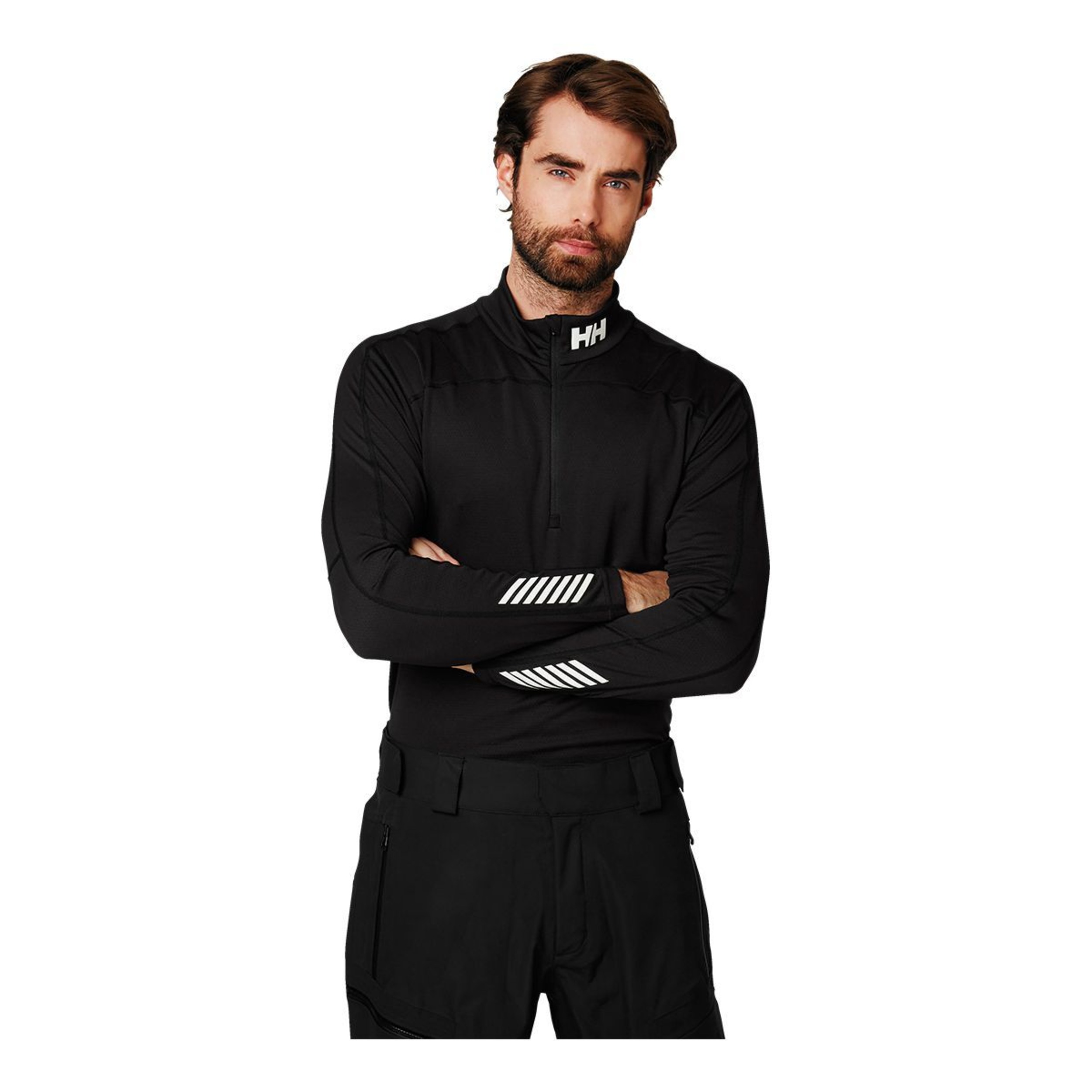 Helly Hansen Men's Lifa Active 1/2 Zip Black Atmosphere