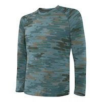 SAXX Men’s Viewfinder Baselayer Long Sleeve - Mid Weight Front_Angled_Left