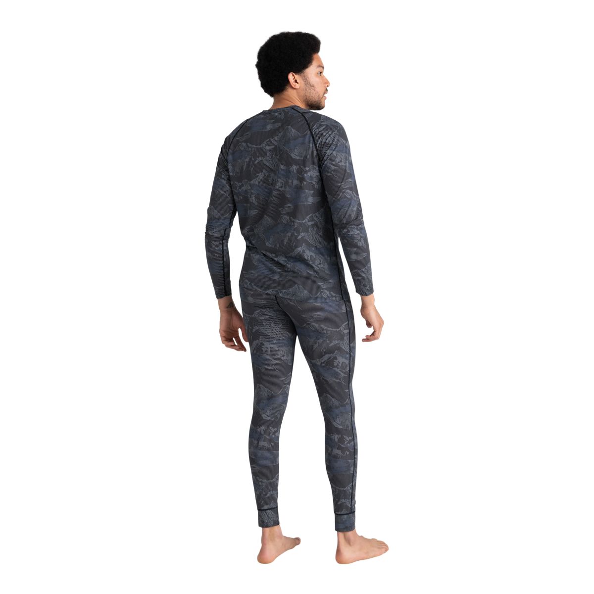 SAXX Men's Quest Lightweight Quick Dry Long Sleeve Crewneck Baselayer Shirt - Navy