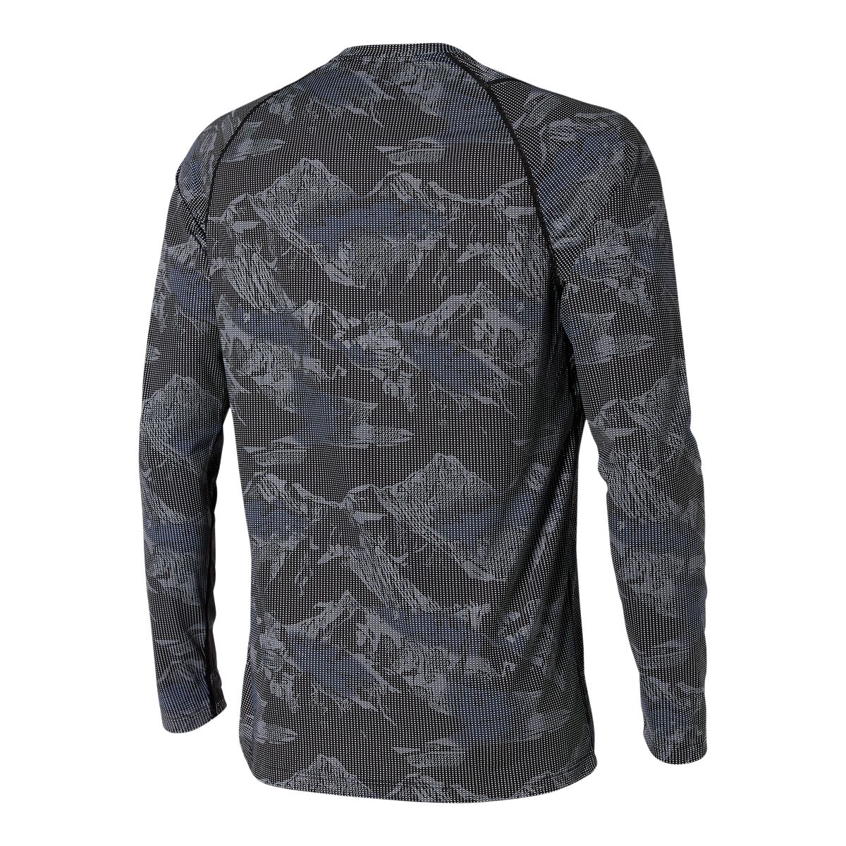 SAXX Men's Quest Lightweight Quick Dry Long Sleeve Crewneck Baselayer Shirt - Navy