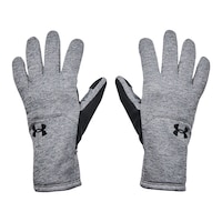 Under Armour Men's ColdGear® Infrared Fleece Gloves Back_Flat
