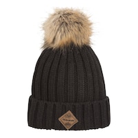 Dakine Women's Kylie Faux Fur Pom Beanie Front_Flat