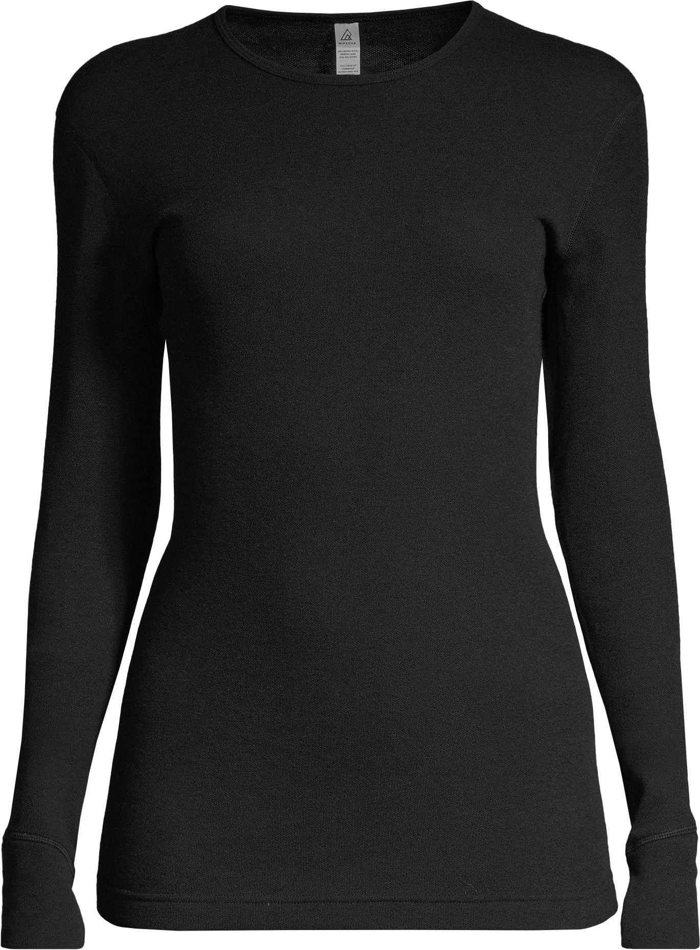 TERODACO Womens Thermal Shirts Fleece Lined Long Sleeve Quick Dry Shirt Ski  Base Layer Sun Protection Athletic Workout Tops Compression Shirt for Women  with Thumb Holes 5021 Black XS at  Women's