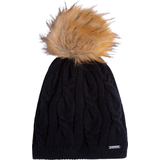 Ripzone Women's Mena Faux Fur Pom Toque Front_Flat