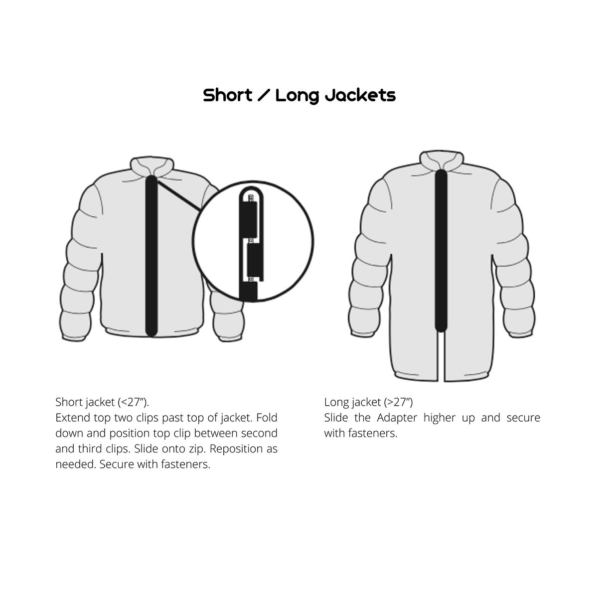 Make My Belly Fit Women's Universal Jacket Extender, Maternity