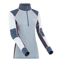 Kari Women's Traa Tora Half Zip Baselayer Top Front_Angled_Right