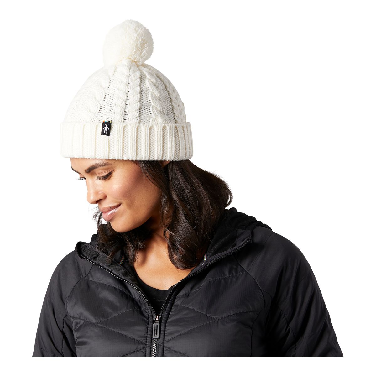 Smartwool Women's Ski Town Beanie Front_Three_Fourths_Angled_Left