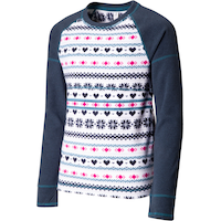 Ripzone Girls' Color Blocked Print Top Front_Angled_Left