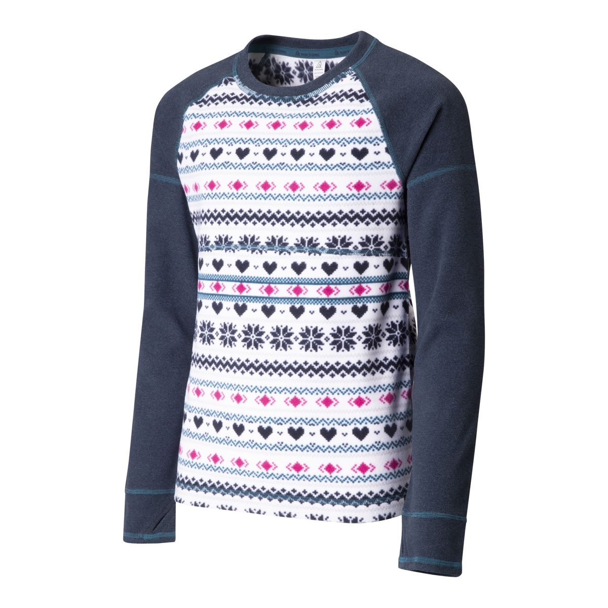 Ripzone Girls' Color Blocked Print Top