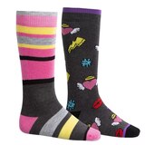 Ripzone Girls' All Mountain Snow Socks 2 - Pack Side_Right