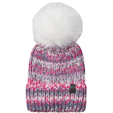 Ripzone Girls' Rainbow Pom Toque Front_Flat