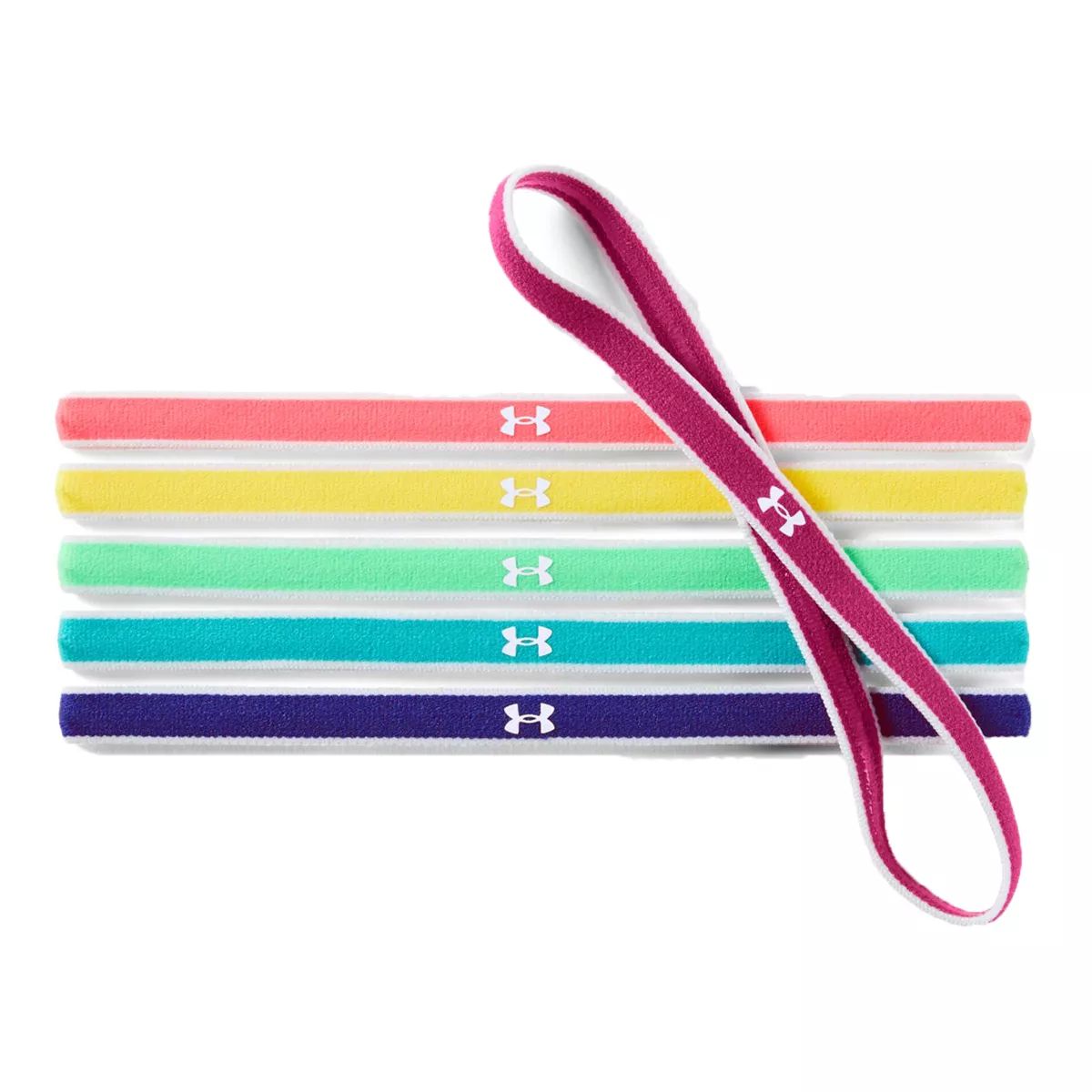 Under Armour Girls' Mini Headband - 6-Pack Composite_or_Mixed