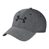 Under Armour Men's Heather Blitzing 3.0 Hat - Black Front_Angled_Left