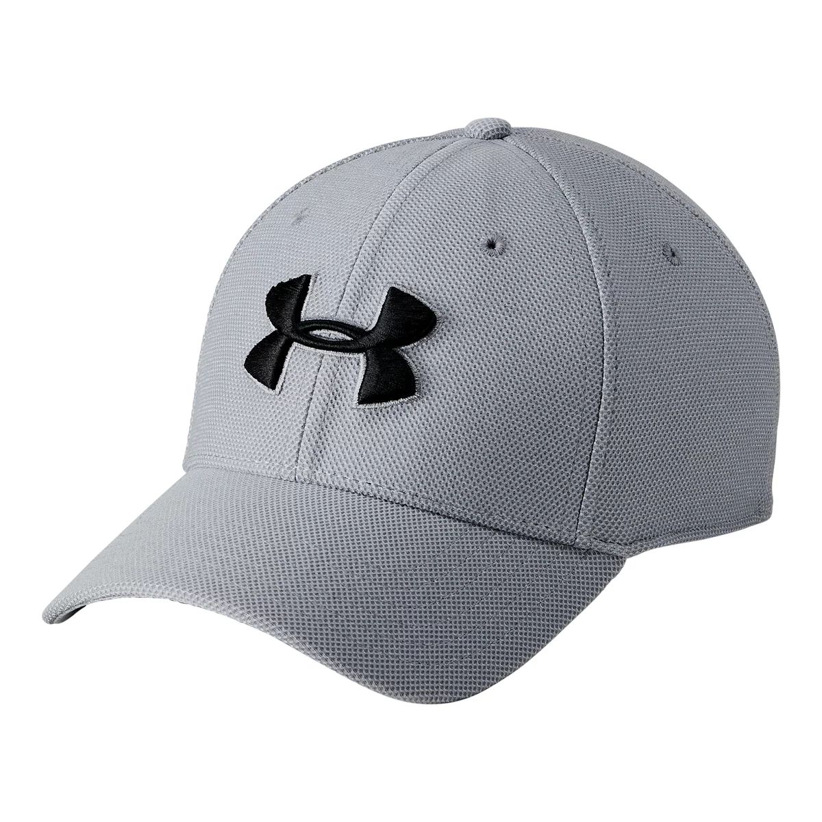 Under Armour Men's Heather Blitzing 3.0 Hat - Steel / Black