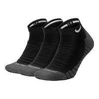 Nike Men's Every Day Max No-Show Socks, Cushioned, Dri-Fit Front_Angled_Left